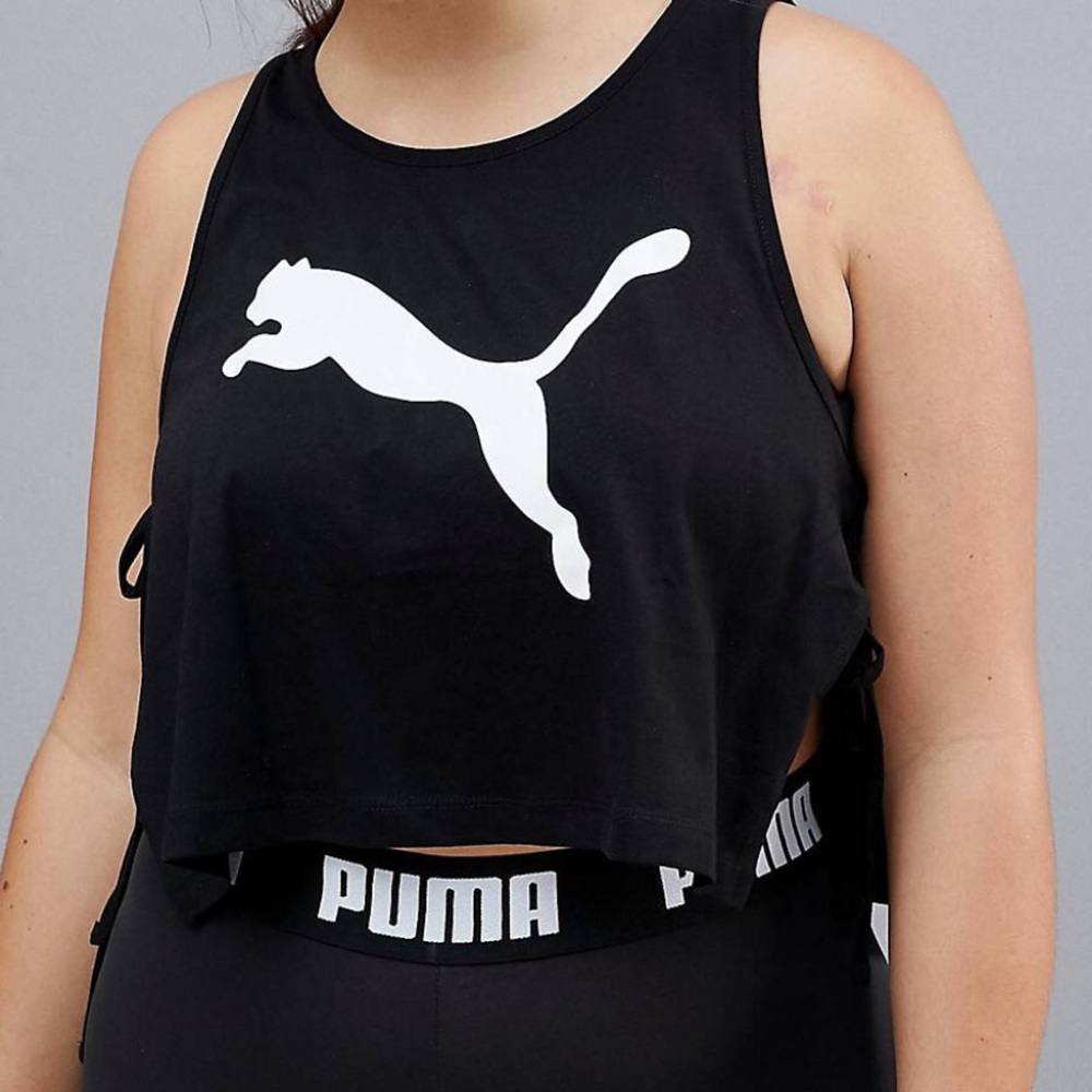 PUMA exclusive for ASOS tie detail tank